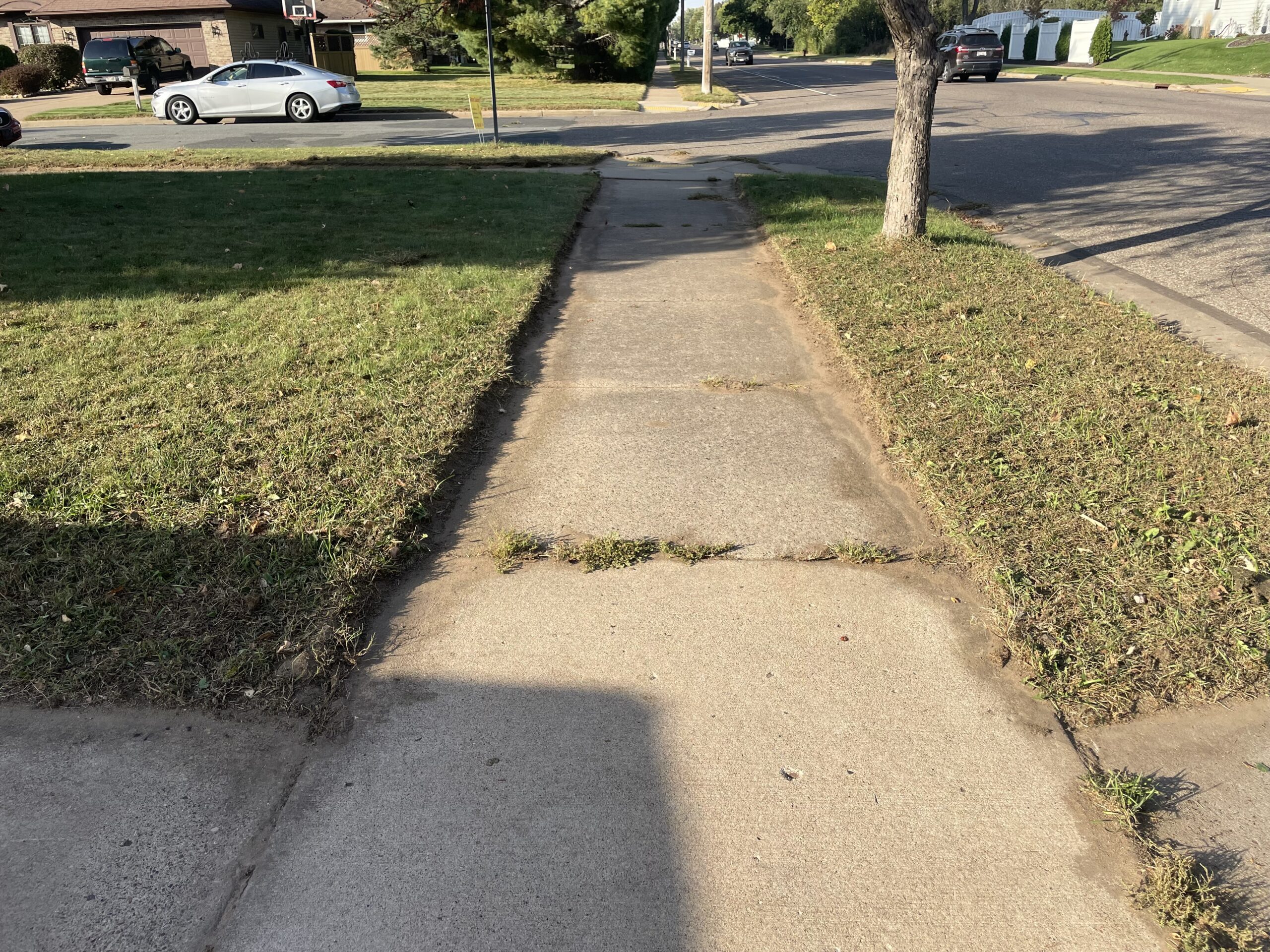After edging