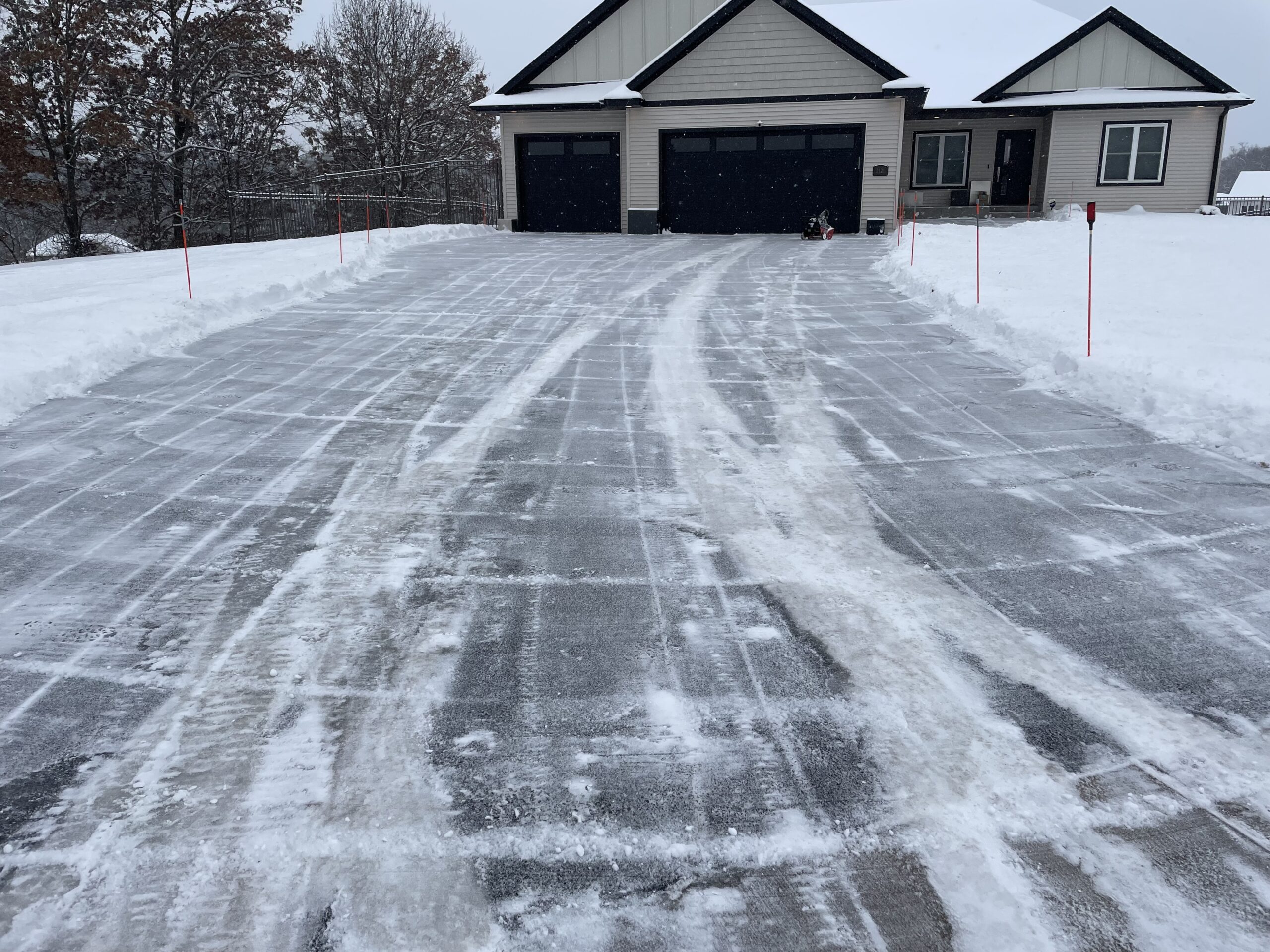 After snow removal