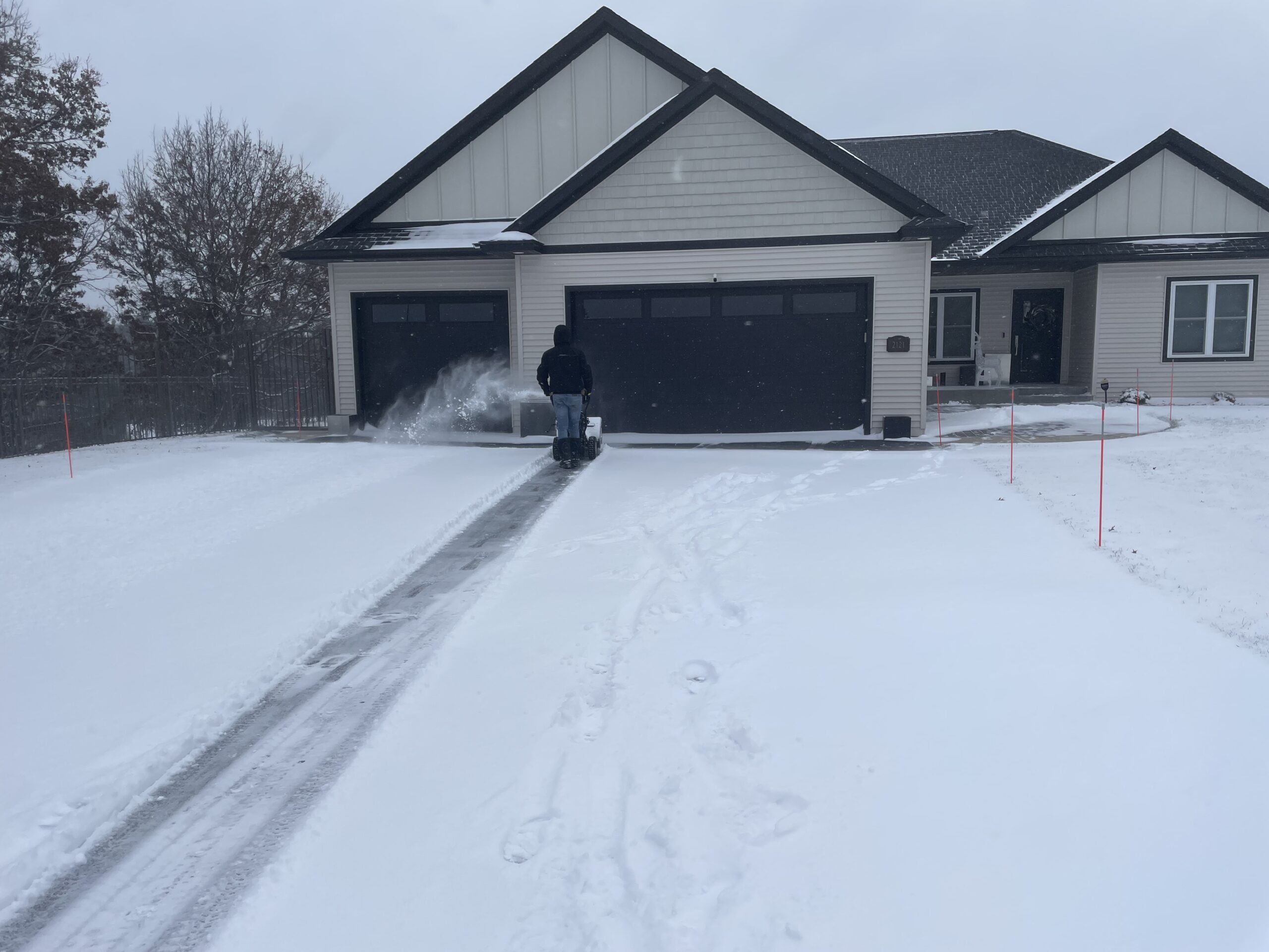 Before snow removal