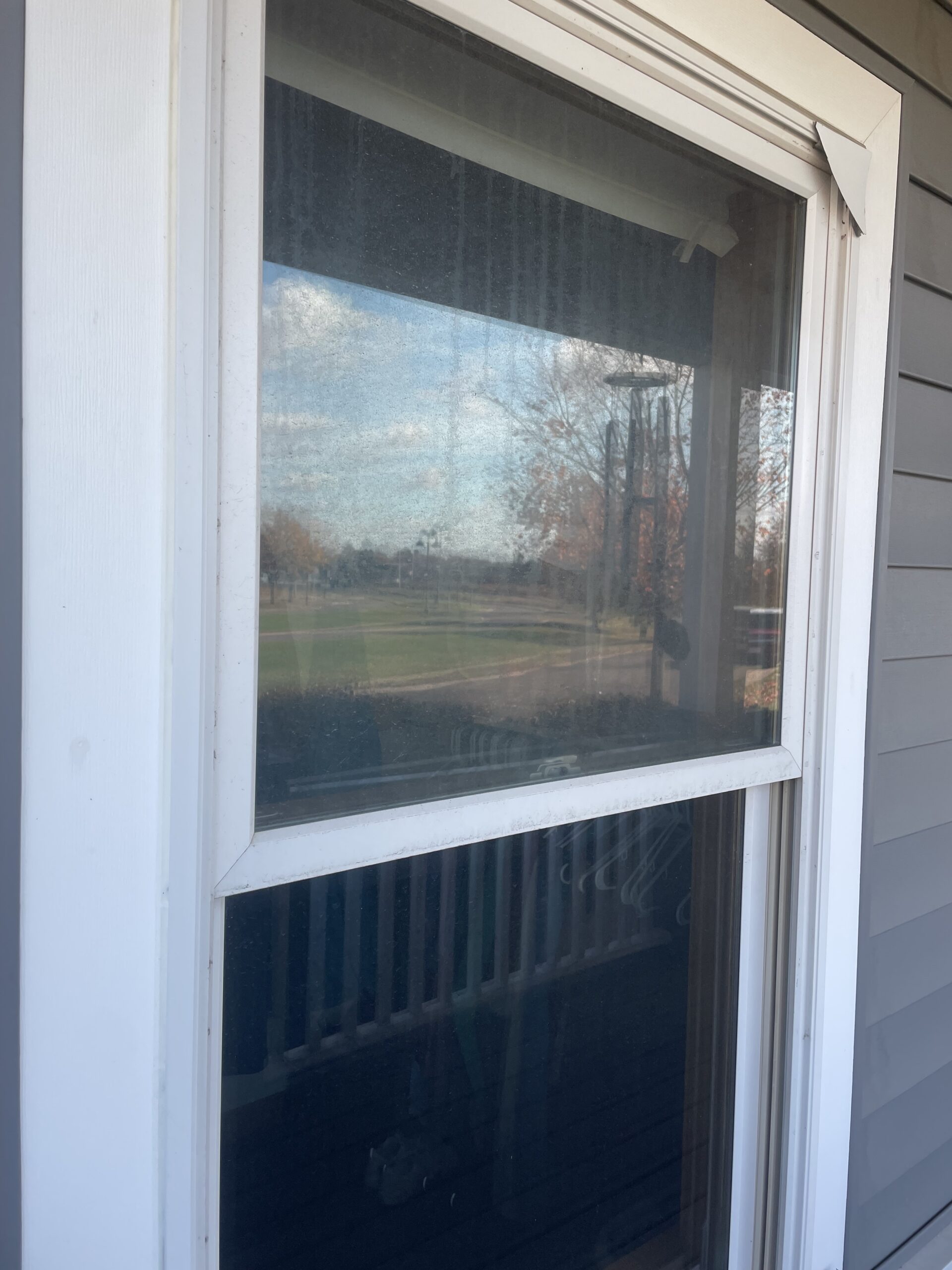 Before window washing